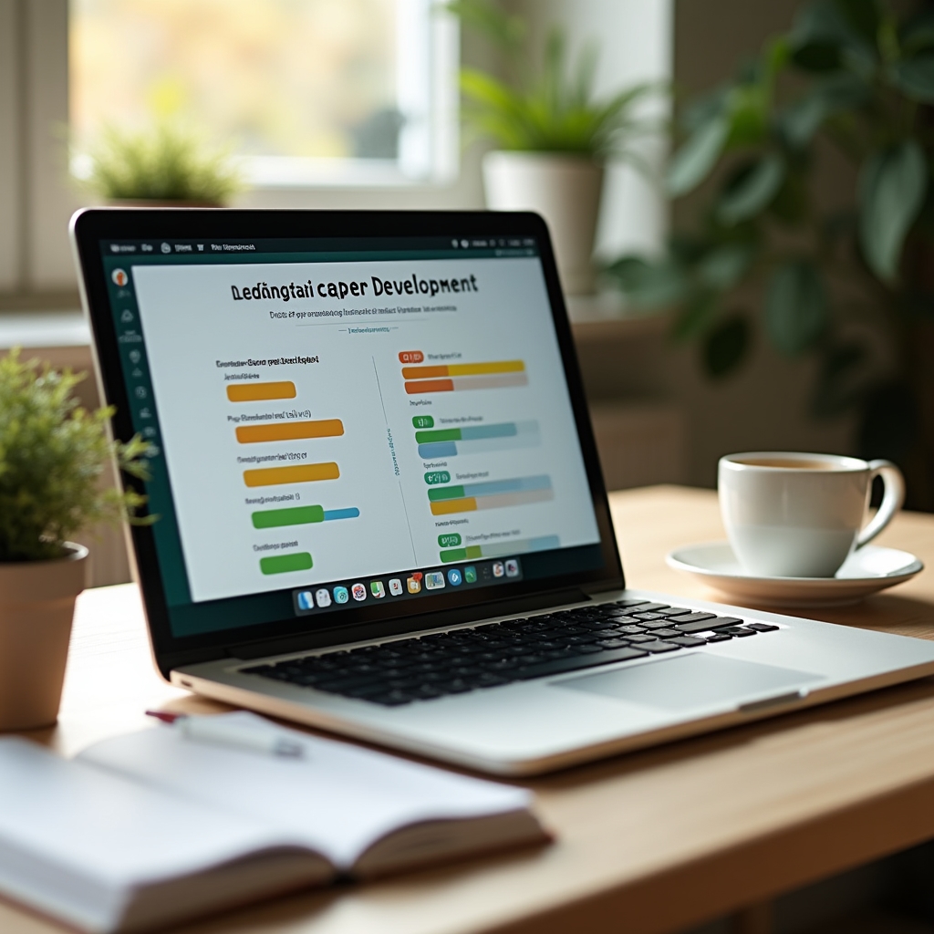 Online digitális készségfejlesztő kurzus laptoppal